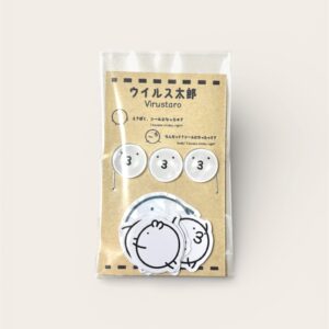 ウイルス太郎シール 全3種類 バリエーション1